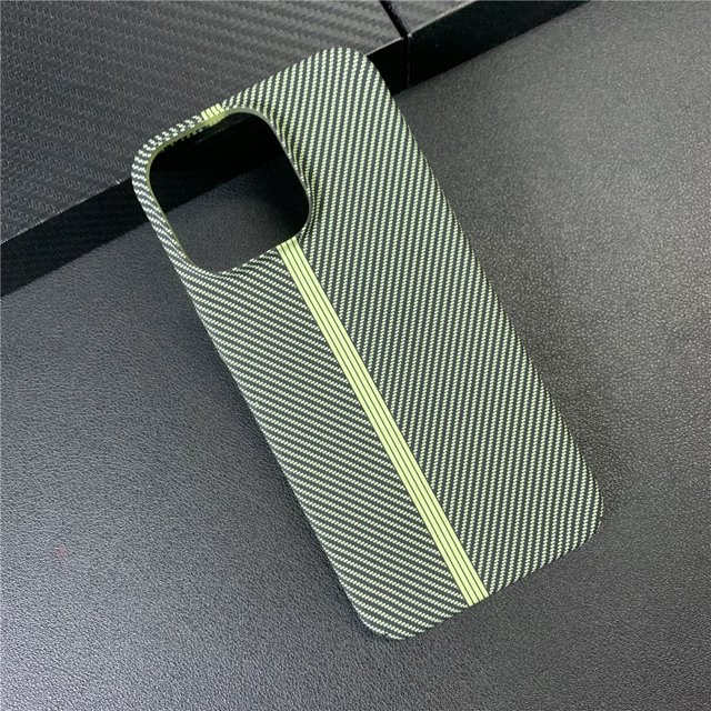 Luxury Carbon Fiber Pattern Case For iPhone 16 15 14 Plus 13 12 11 Pro Max Matte Armor Shockproof Protective Hard Bumper Cover Green For iPhone 13 ProMax
