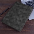 thumbnail image 6 of for Samsung Galaxy Tab A8 10.5 inch Release 2022 (SM-X200/SM-X205) Case, Rhombus Grid Pattern Multiple Viewing Angles Stand Slim Folio Cover (Black), 6 of 7