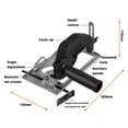 thumbnail image 3 of Retrofit Positioning Bracket 0-40mm Cutting Depth Adjustable Nonslip Auxiliary Handle Modified Bracket, 3 of 6
