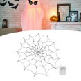 thumbnail image 4 of Decorations Spider Web Lights, LED Lamp Orange Color Lighted Spider Web 8 Lighting Effects 1.2m Diameter Wide Application  for Parties, 4 of 8