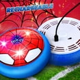 thumbnail image 6 of Huge Wave Rechargeable Hover Soccer Ball for Kids, with LED and Soft Foam Bumper Indoor and Outdoor Play, Sports Christmas Birthday Gift for Boys Girls 3-8 Years, 6 of 7