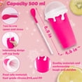 thumbnail image 5 of Taza para hacer granizados, taza grande para hacer granizados de 500 ml, taza para hacer granizados de silicona de doble capa, taza para hacer granizados mágica de congelación rápida, taza para hacer, 5 of 5