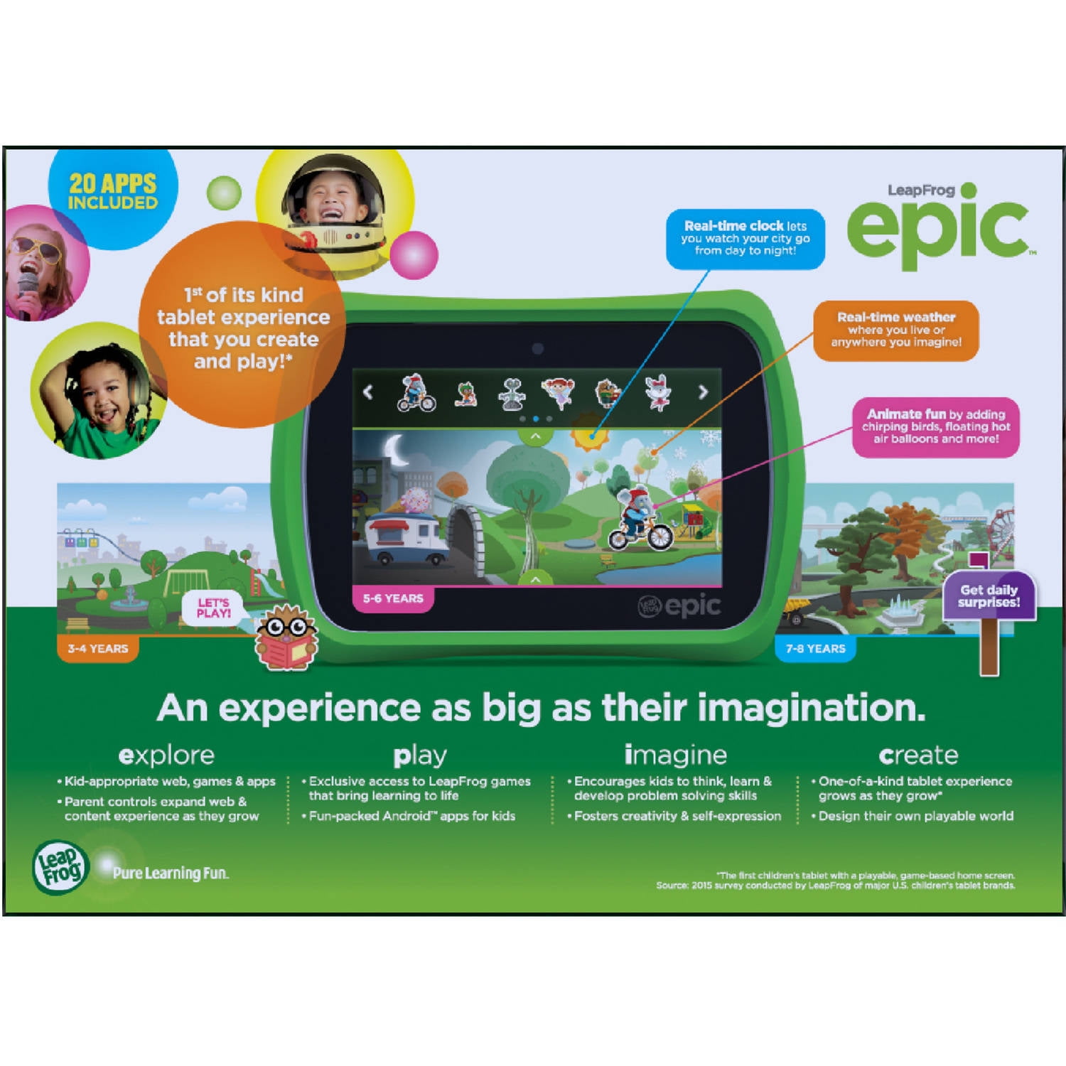 LeapFrog Epic 7 inch 16GB Tablet Academy Edition for sale online 