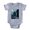 Heather Grey, variant on CafePress - Owl CROP Text - Cute Infant Baby Football Bodysuit
