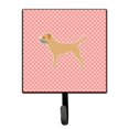 thumbnail image 1 of Border Terrier Damier Rose Laisse Ou Porte-Clés, 1 of 1