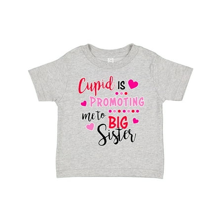 

Inktastic Cupid is Promoting Me to Big Sister Gift Toddler Toddler Girl T-Shirt