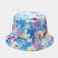 thumbnail image 3 of Hot Sales Under $5 Multicolor Hot Summer Bucket Hat GIJNRIUIUA Mens Hats Bucket Packable Summer Women Womens Tie-Dye Sun Washed Hat Baseball Caps Sun Hats, 3 of 3