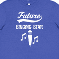 thumbnail image 4 of Inktastic Future Singing Star Childs Music Youth T-Shirt, 4 of 5