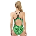 thumbnail image 2 of Dolfin XtraSleek Women's Supernova Green V-2 Back One Piece Swimsuit, 2 of 3