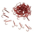 thumbnail image 2 of Walson Fishing Treble Hooks Round Bend High Carbon Steel Treble Hooks 10, 2 of 9