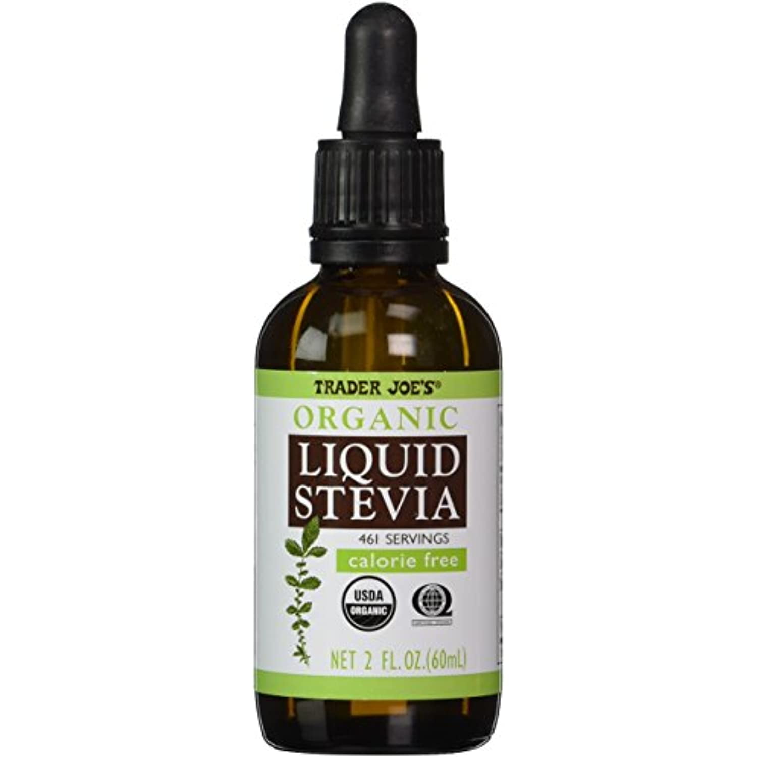 TJ Organic Liquid Stevia, 2 Fl Oz
