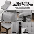 thumbnail image 5 of Self Adhesive Leather Repair Tape, Peel And Stick Leather Patch, Vinyl Repair Roll, Faux Leather Upholstery Sticker, Cuttable Furniture Refurbishment Material for Couch Furniture Sofas Car Seats, 5 of 6