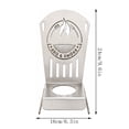 thumbnail image 3 of Luckky Beer Can Chicken Chair,Heavy-Duty 304 Stainless Steel BBQ Roaster Stand with Stable Base,Fits 16oz Beer Cans for Grilling,Oven Cooking, 3 of 5
