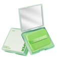 thumbnail image 4 of Voxware Oil Absorbing Sheet Blotting Paper for Face Mirror Powder Puff Compact Case Accurate Puff Application Quick Oil Control Suitable for Makeup Touch Ups Green, 4 of 8