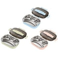 thumbnail image 3 of Wamans Bento Lunch Box Thermal Insulation Bento 4 Cells Lunch Box Tableware Set Portable Lunch Box Student Lunch Box Clearance Items, 3 of 6