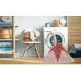 thumbnail image 2 of Ahgly Company Machine Washable Indoor Rectangle Transitional Deep Rose Pink Area Rugs, 3' x 5', 2 of 7