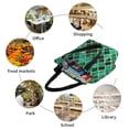 thumbnail image 6 of Honeii Green Mosaic Glass Print Women Top Handle Satchel Handbags,Fashion Handbag,Messenger Tote Bag Purse for Women,Shoulder Bag Handbag for Travel, Work, 6 of 6
