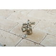 thumbnail image 2 of Kingston Brass CC44101X 1/2" FIP x 1/2" or 7/16" Slip Joint Angle Stop Valve, Polished Chrome, 2 of 2