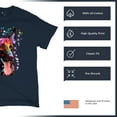 thumbnail image 4 of Tee Hunt Dean Russo German Shepherd T-Shirt Colorful Dog Best Friend Men's Tee, Navy Blue, Medium, 4 of 5