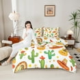 thumbnail image 4 of Castle Fairy Kids Child Music Guitar Twin Comforter Sets,Western Cactus Bedding Set, 4 of 8