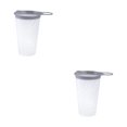 thumbnail image 3 of Justharion Running Water Bottles Soft Flask Lightweight And Portable Made With TPU Bright Moon White 200ml 2Set, 3 of 6