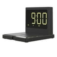 thumbnail image 1 of Reloj digital Cargador de teléfono inalámbrico Reloj despertador Teléfono móvil 15W Cargador inalámbrico rápido, Negro Methold EL001194-01B, 1 of 2