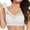 White, variant on FUNUONY Women's Wireless Bras V Mesh Comfortable Bralette Supportive Tshirt Bra No Underwire Seamless Push Up Everyday Bras Correcting Bras Full Coverage Bralette Support Comfort Sky Blue 3Xl