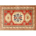thumbnail image 1 of Ahgly Company Machine Washable Indoor Rectangle Traditional Grapefruit Red Area Rugs, 7' x 9', 1 of 7