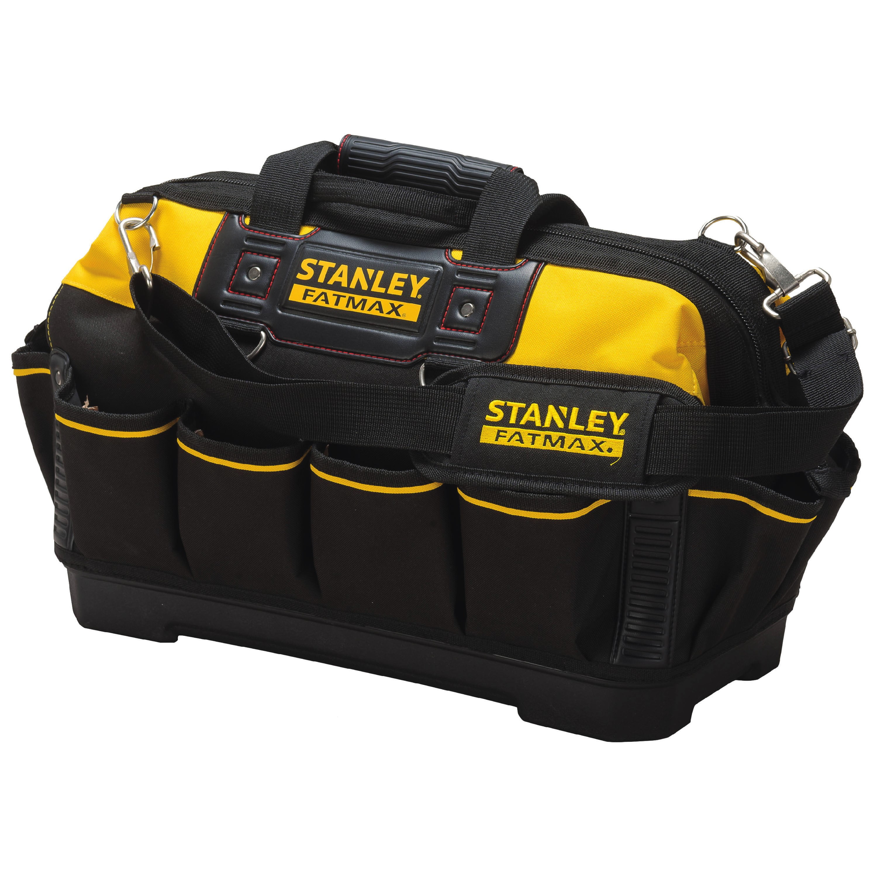 STANLEY FATMAX Open Tote Tool Bag Black/Yellow Open Design  