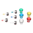 thumbnail image 3 of Botón pulsador para juego arcade de 32 mm, 5 colores, luz LED, reinicio automático, interruptor para máquina arcade DIY para gamepads, 3 of 14
