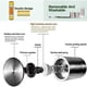 thumbnail image 3 of Double-headed pepper grinder (two-piece stainless steel), 3 of 5