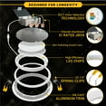thumbnail image 4 of NUWATT 6 inch Gimbal LED Recessed Light Canless Wafer Lights, 5CCT 2700K/3000K/3500K/4000K/5000K, Dimmable, 1050LM, 12W, Ultra-Thin Angled Recessed Lighting Directional LED Downlight, ETL, 6 Pack, 4 of 10