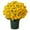 Yellow, variant on 5 Pack Sunset Chrysanthemum Artificial Flowers, Silk Fake Flowers for Porch, Garden Decor, No Maintenance Outdoor Indoor Artificial Plants with Bendable Stems
