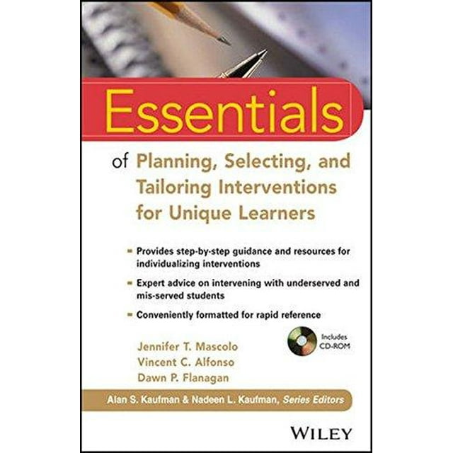 Éléments Essentiels de la Planification, de la Sélection et de l'Adaptation des Interventions pour des Apprenants Uniques