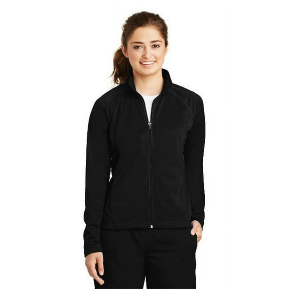 Sport-Tek LST90 Ladies Tricot Track Jacket, Womens Activewear