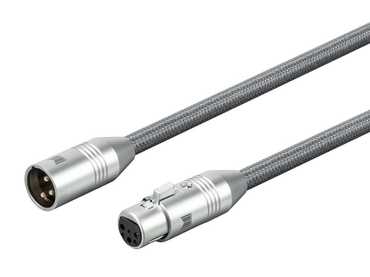 Monoprice Monolith XLR Balanced M/F Audio Cable - 1 Meter, With 24K Gold Plated Connectors, Oxygen Free Copper , Professional, Premium Home Audio
