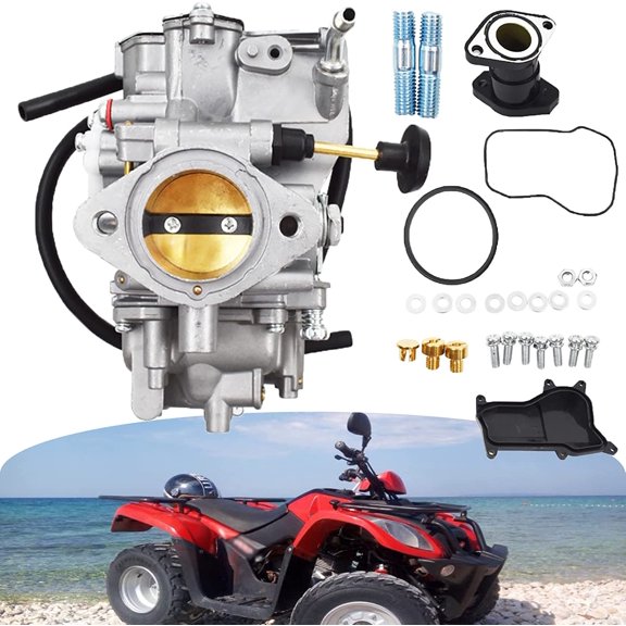 New Carburetor & Intake Manifold Boot for Yamaha Moto 4 Big Bear 350 YFM350