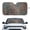 Leopard Zebra Stripe Brown, variant on Xixirimido Windshield Sun Shade for Car SUV Truck Foldable Sunshade for Car Windshield Block UV Rays Keep Your Vehicle Cool Car Interior Accessories, Brown Cow Print