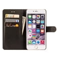 thumbnail image 3 of SUMACLIFE Wallet Stand Case for Apple iPhone 6 Plus / 6s Plus Perfect Fit (Brown/White Stripe), 3 of 4