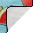 thumbnail image 4 of Coolnut Lightweight Non Slip Carpet Mats 60 x 39 inch (5'x 3'3"), Area Soft Rugs Floor Mat Rug Decoration for Kids Room Living Room Watermelon Slice Blue Wooden, 4 of 6
