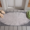 thumbnail image 2 of SAFAVIEH Courtyard Jaymz Radiant Indoor/Outdoor Area Rug, Beige/Black, 2'7" x 5', 2 of 12