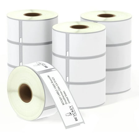 Compatible DYMO 30321 (1-4/10" x 3-1/2") Address Labels, Strong Adhesive & Perforated, Compatible with DYMO Labelwriter 450, 4XL, Rollo & Zebra Desktop Printers [10 Rolls/2600 Labels]