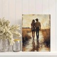 thumbnail image 2 of Qisvanset 12x16 Inch Cowgirl Love Verse Canvas Wall Art, Western Coastal Bible Baptism Gift Decor, 2 of 5