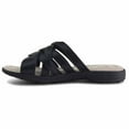 thumbnail image 4 of Eastland Hazel Women's Leather Slide Sandals Color: Black Size: 8 MED, 4 of 4