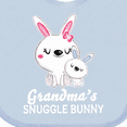 thumbnail image 4 of Inktastic Grandmas Snuggle Bunny Easter Boys Baby Bib, 4 of 4