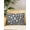 Charcoal, Black, White, variant on Outdoor Pillows Waterproof, Dark Grey Dog Paw Throw Pillows with Inserts Included, Modern Geometric Abstract Aesthetics Indoor Outdoor Decorative Lumbar Pillow for Bed/Couch/Patio 18"x18", 2Pcs
