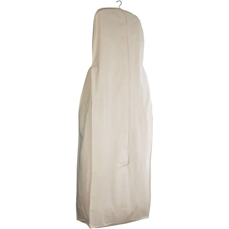Wedding Gown Garment Bag 20 inch Gusset, with Shoe Pockets and