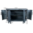 thumbnail image 5 of Blue Sideboard with Simple Line Design and Zinc Alloy Handles / Eye-Catching Exterior, 5 of 7