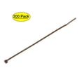 thumbnail image 1 of Unique Bargains 200pcs Cable Zip Ties, 6 Inch x 0.1 Inch Self-Locking Nylon Tie Wraps Brown, 1 of 3