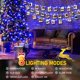 thumbnail image 2 of Luces de Cuerda para Exterior KNONEW 300 LED 30 m Azules Impermeables, 2 of 6